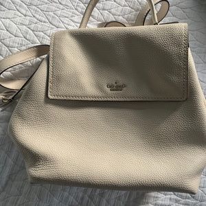 Gorgeous cream Kate Spade leather backpack